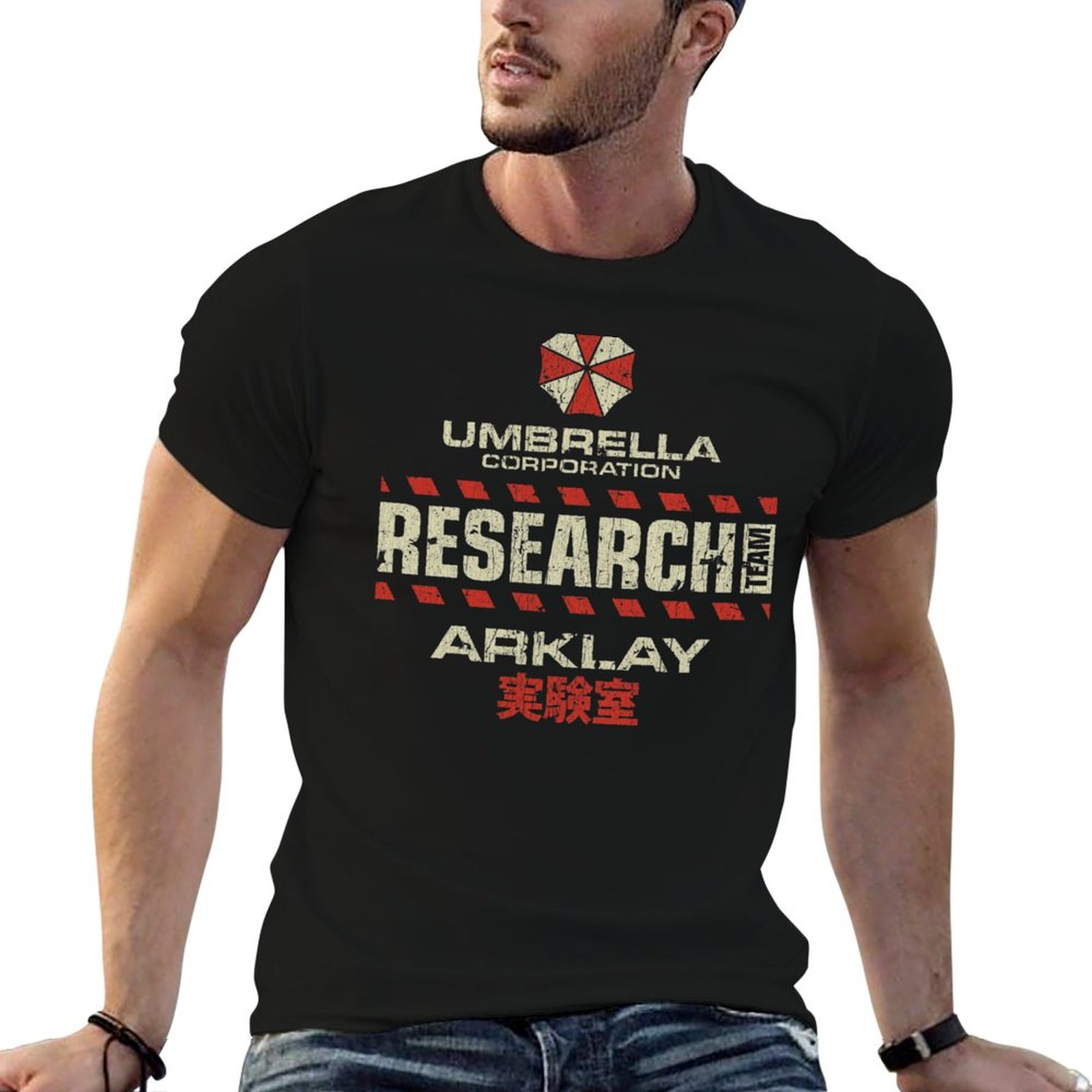 Men'S Fashion Umbrella - تي شيرت Umbrella Corp. Arklay Lab