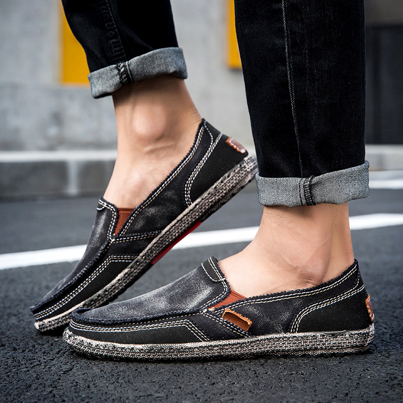 Mens Fashion Denim - أحذية رجالية جديدة عصرية مريحة من