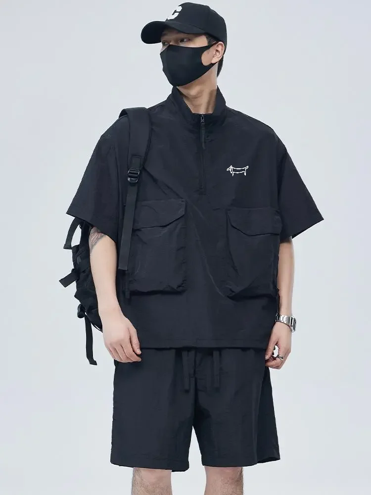 Men'S Fashion Golf Clothing - أطقم جولف رجالية مكونة من قطعتين: