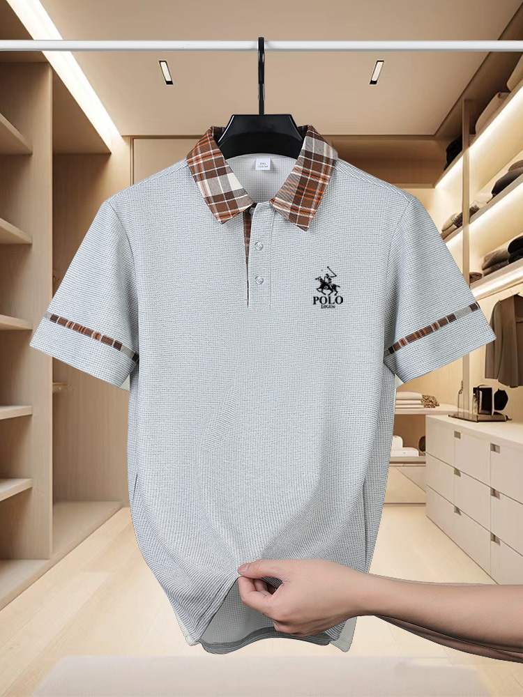 Men'S Fashion Golf Clothing - قميص بولو رجالي للجولف بطباعة جرافيك