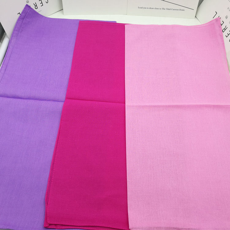 Men'S Fashion Head Scarf - قطن لون نقي عمامة الهيب هوب