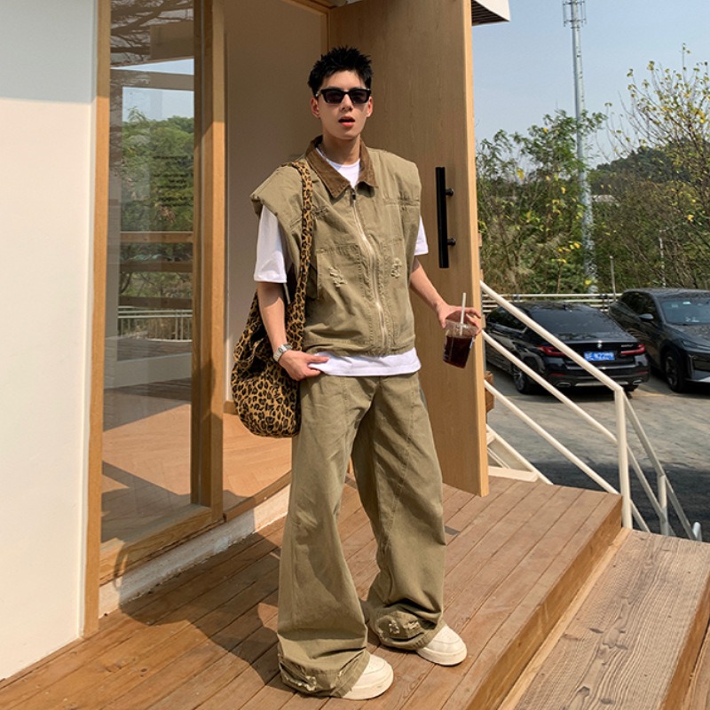 Mens Fashion Summer - سترة دنيم رجالية بتصميم عصري من