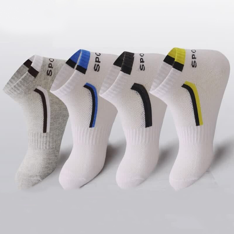 Socks Ankle Men - زوجان/مجموعة من جوارب الرجال القطنية المختلطة،