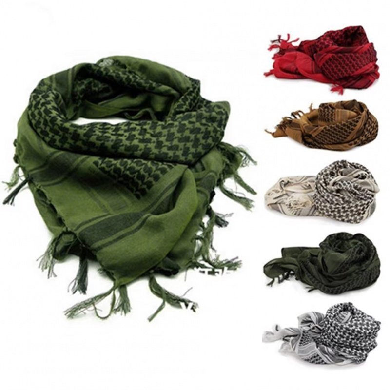Men'S Fashion Head Scarf - 1/2/3/6 قطعة القطن الرجال شال وشاح