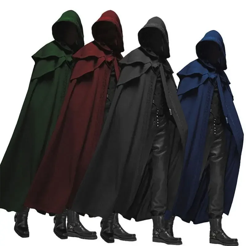 Trench Coat Men - زي تنكري للرجال على شكل راهب،