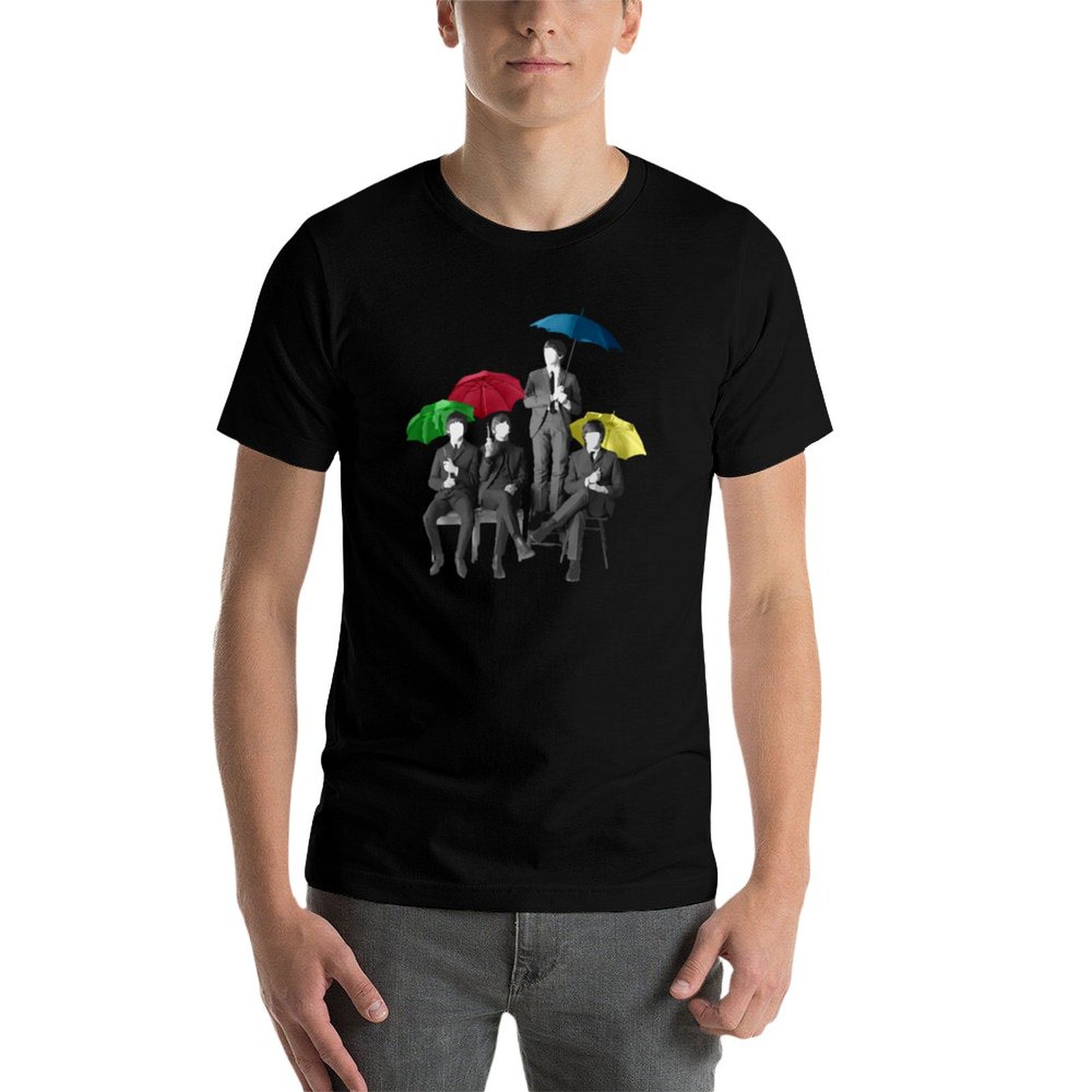 تي شيرت Umbrella Fab Four تي ش - مراجعة Men'S Fashion Umbrella وسعره