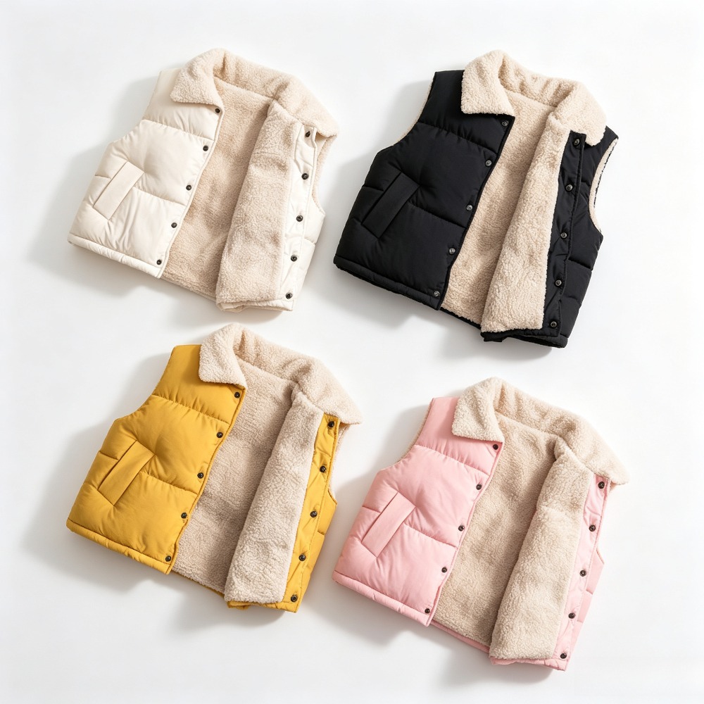 سترة شتوية دافئة للأطفال مبطنة - مراجعة Sherpa Jacket Fleece وسعره