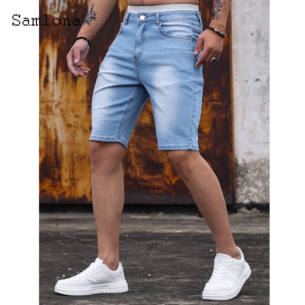 شورت جينز مرقع للرجال ، جينز ق - مراجعة Men'S Fashion Jeans وسعره