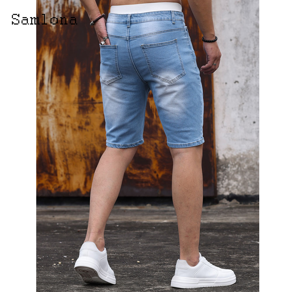 شورت جينز مرقع للرجال ، جينز ق - مراجعة Men'S Fashion Jeans وسعره