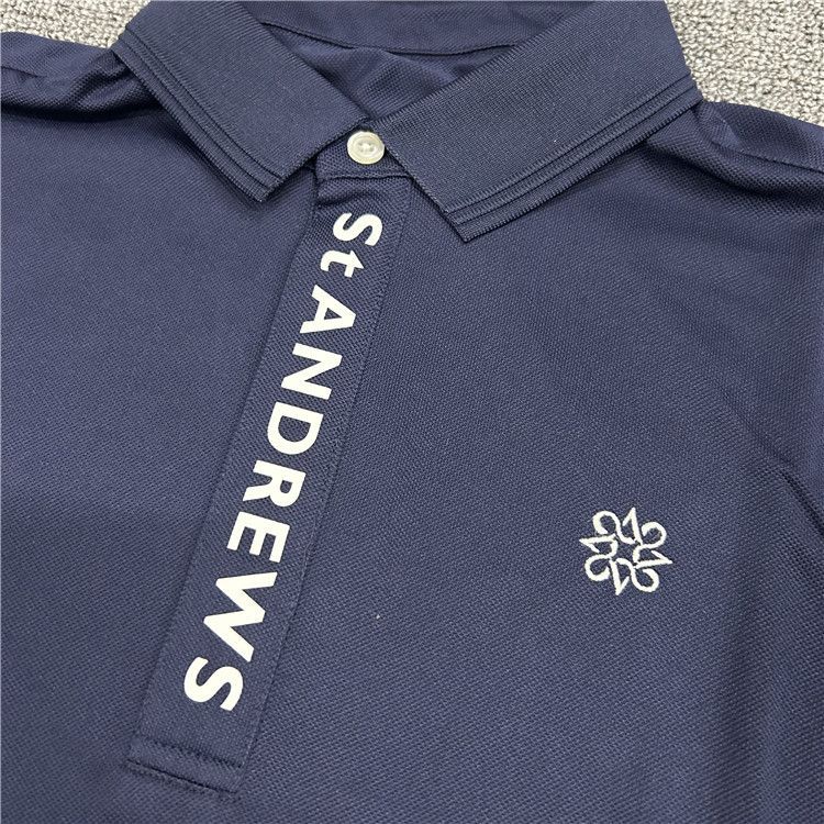 قميص بولو جديد من ST ANDREWS ل - مراجعة Men'S Fashion Golf Clothing وسعره