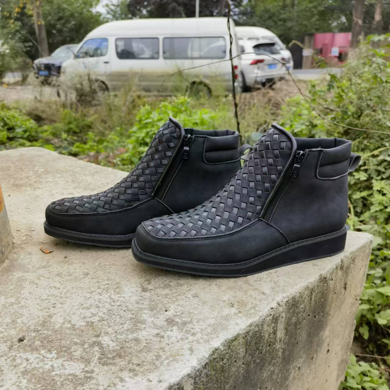 أحذية رجالية عصرية بسحاب جانبي - مراجعة Mens Fashion Trend 2026 وسعره