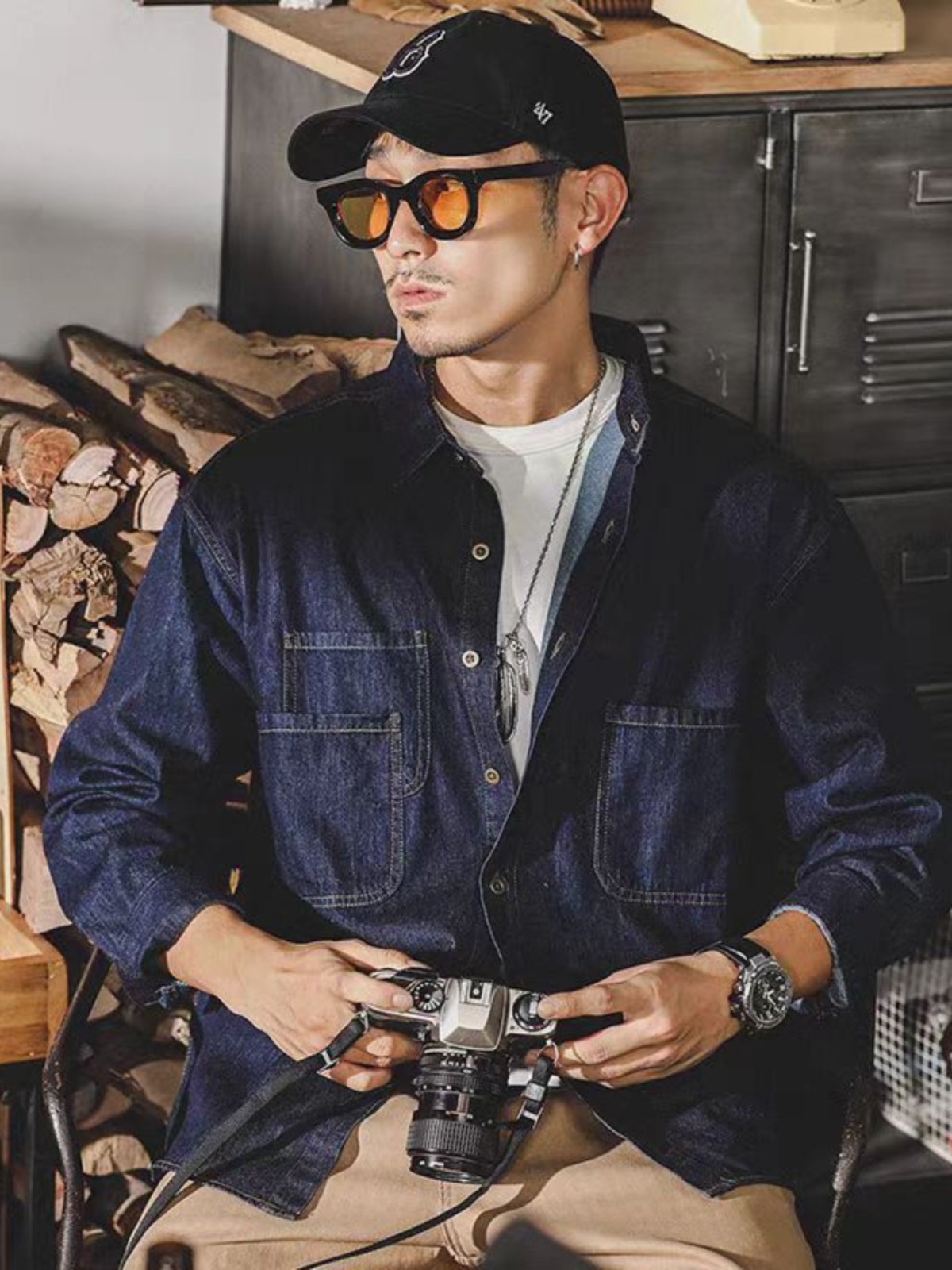سترة رجالي أمريكية من قماش الد - مراجعة Mens Fashion Denim وسعره