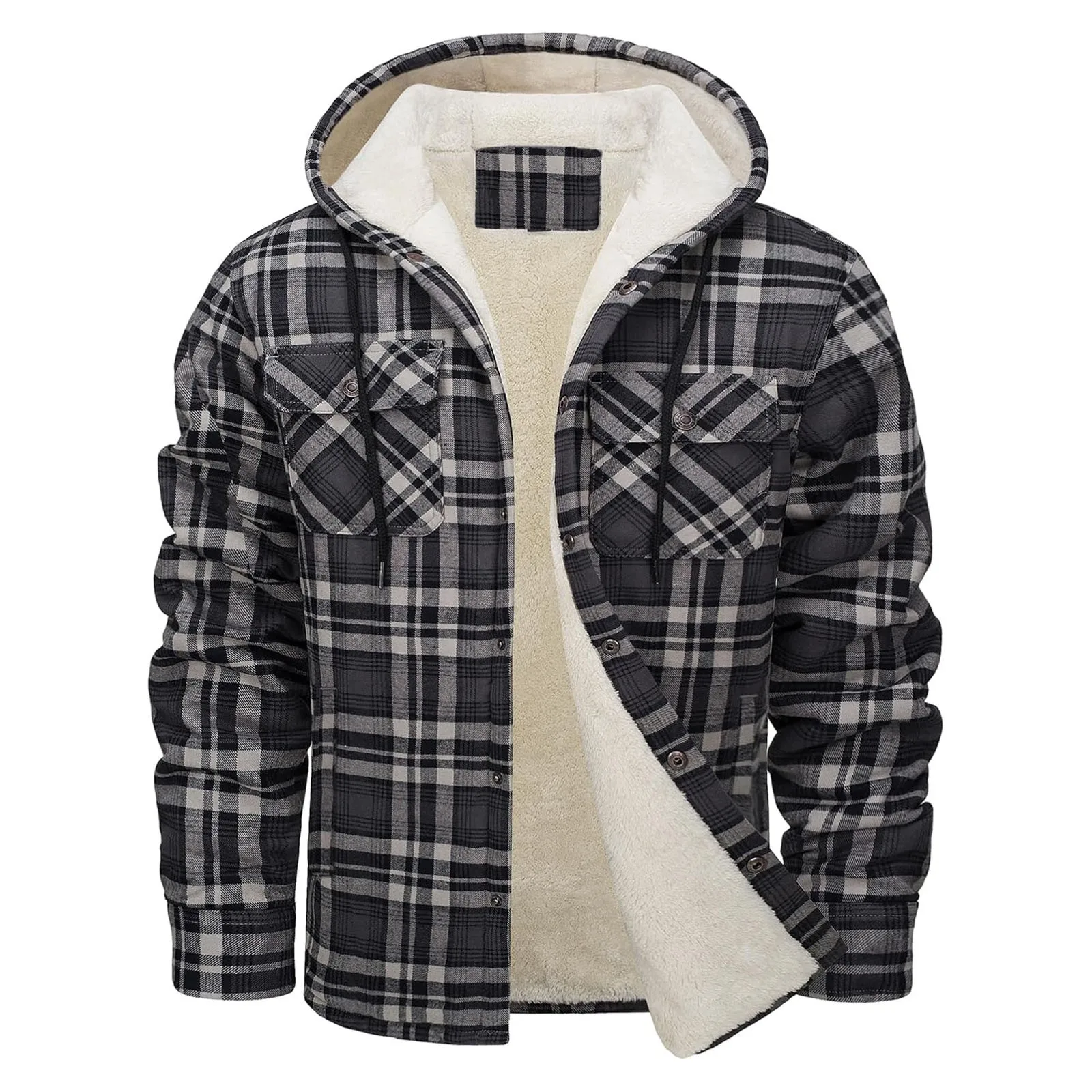 سميكة الدافئة الفانيلا مقنعين  - مراجعة Sherpa Jacket Fleece وسعره