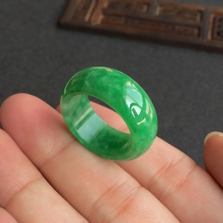 خاتم اليشم الأخضر الطبيعي ، تم - مراجعة Men'S Fashion Rings وسعره