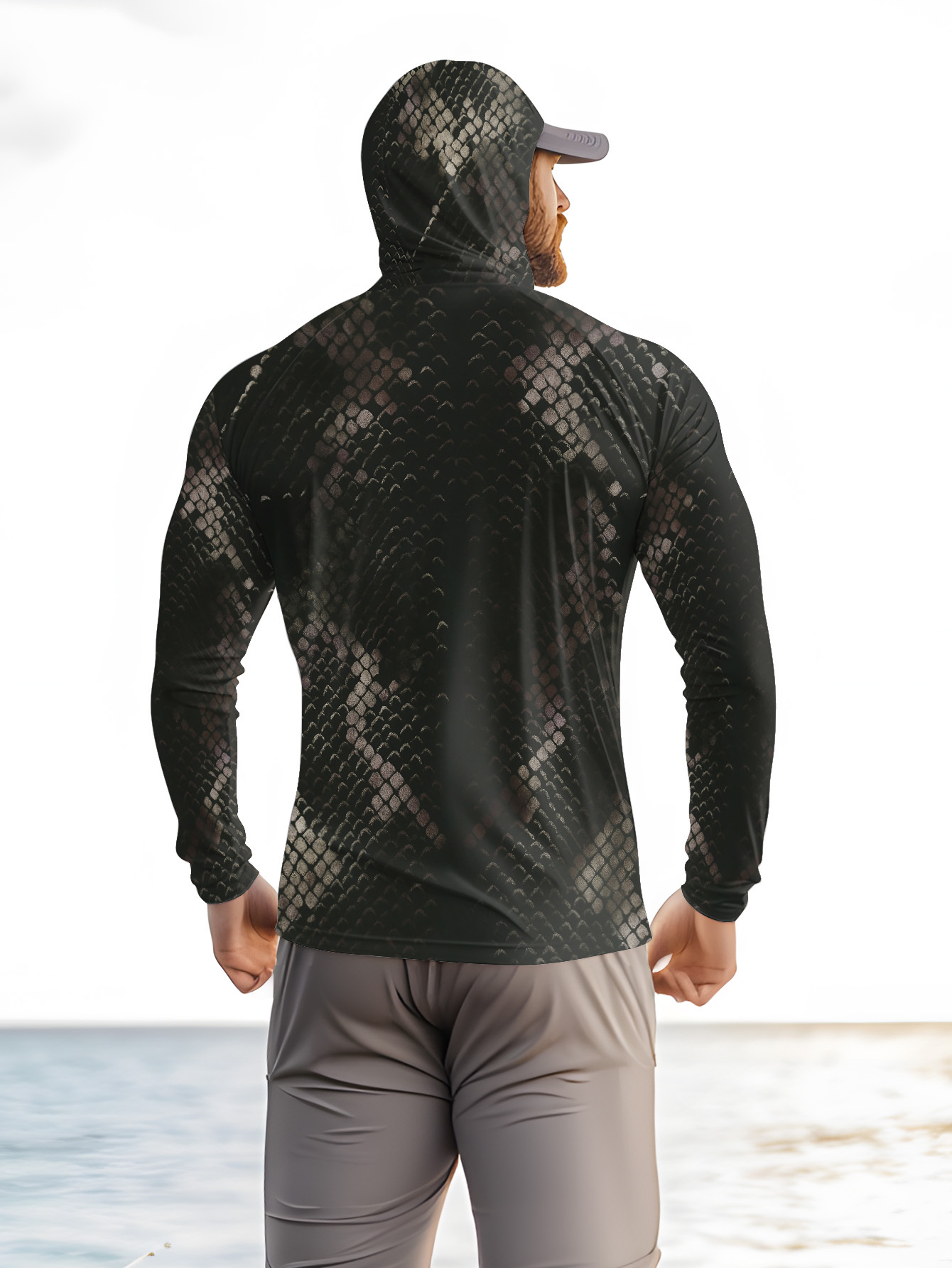 قميص صيد للرجال بغطاء للرأس وأ - مراجعة Mens Fashion Summer وسعره