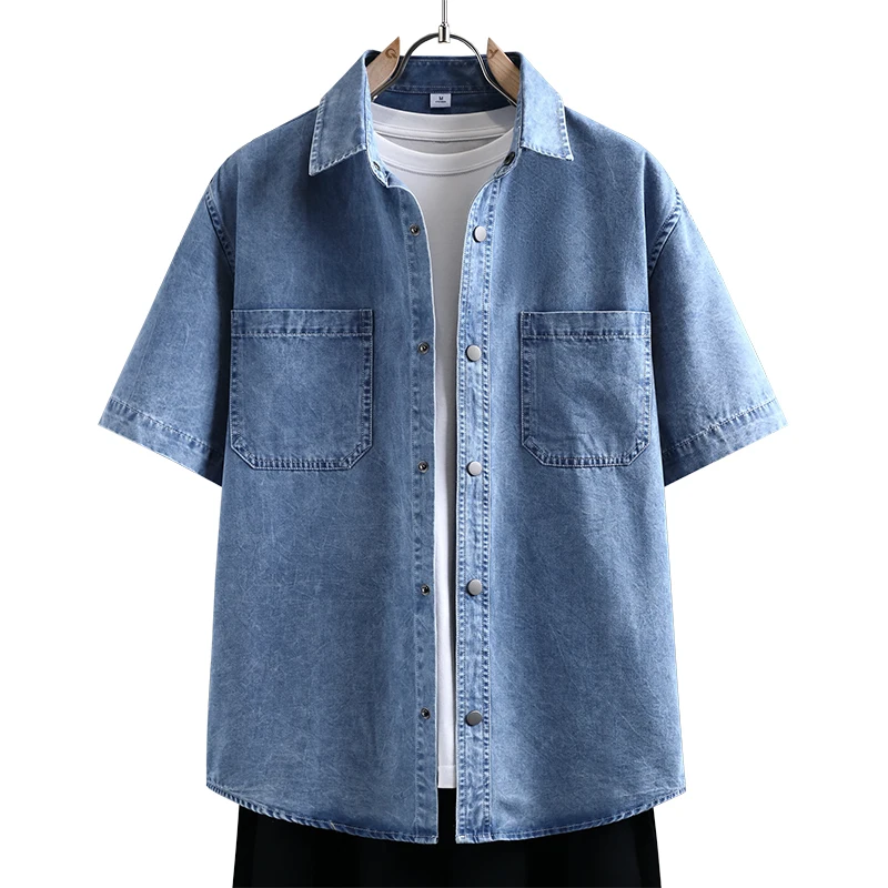 قميص دينيم رجالي رفيع جديد لصي - مراجعة Mens Fashion Denim وسعره