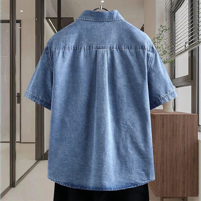 قميص دينيم رجالي رفيع جديد لصي - مراجعة Mens Fashion Denim وسعره