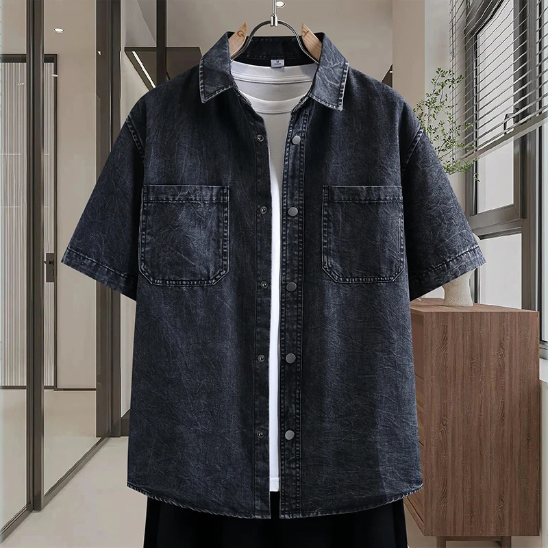 قميص دينيم رجالي رفيع جديد لصي - مراجعة Mens Fashion Denim وسعره
