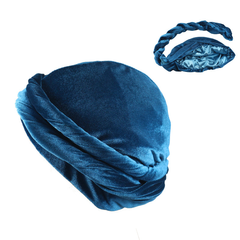 بلون الرجال المخملية وشاح الرأ - مراجعة Men'S Fashion Head Scarf وسعره