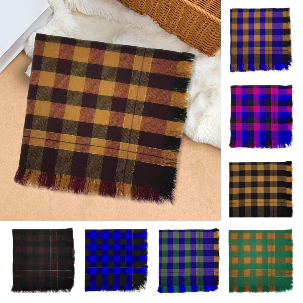 شال صوف ناعم، وشاح مربع من الص - مراجعة Men'S Fashion Head Scarf وسعره