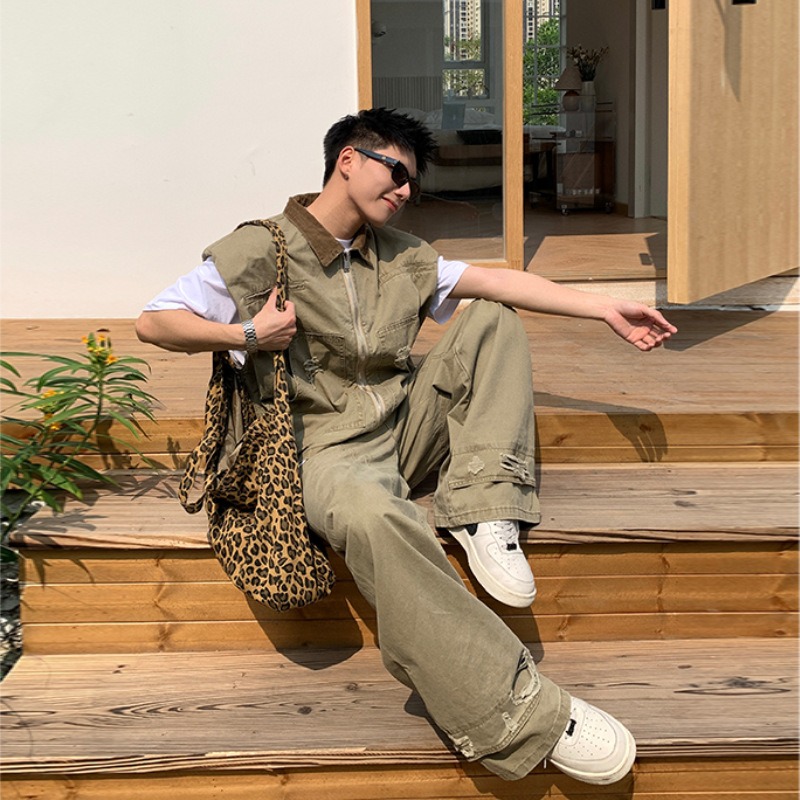 سترة دنيم رجالية بتصميم عصري م - مراجعة Mens Fashion Summer وسعره
