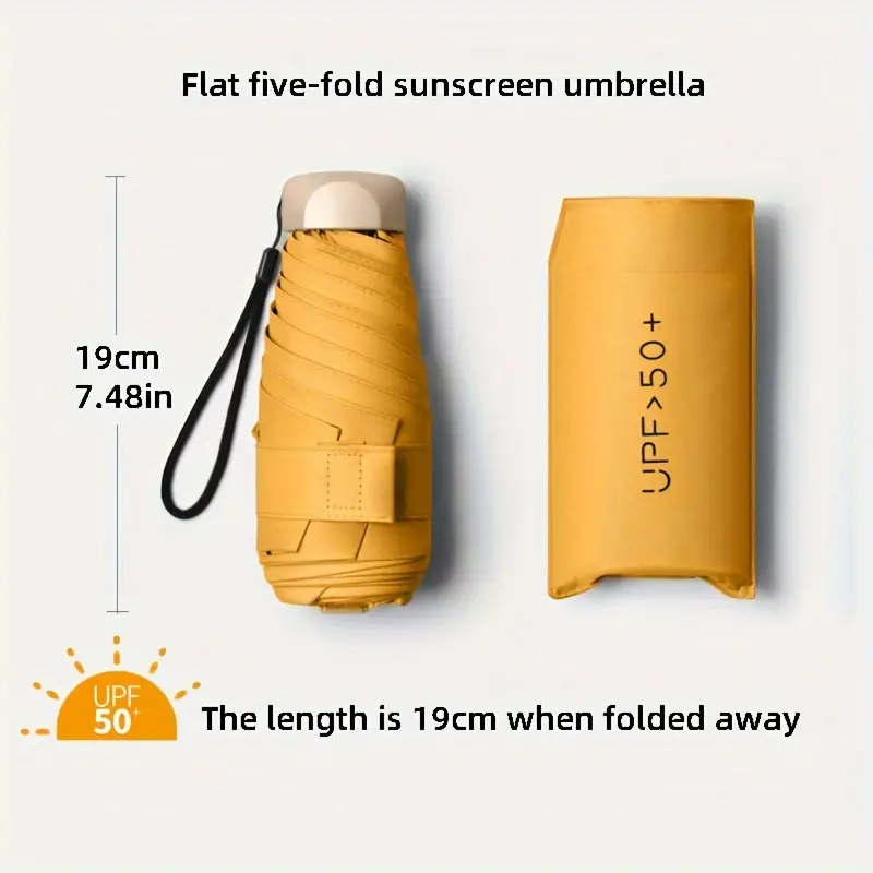 مظلة صغيرة قابلة للطي للحماية  - مراجعة Men'S Fashion Umbrella وسعره