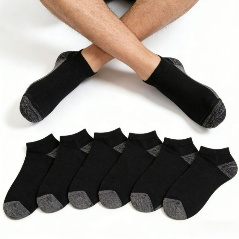 1/6 أزواج جوارب كاحل مضادة للر - مراجعة Socks Ankle Men وسعره