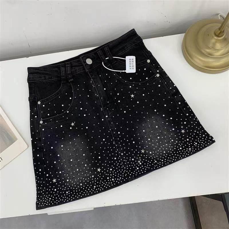 تنورة جينز K 59702 مرصعة بالأح - مراجعة Mens Fashion Denim وسعره