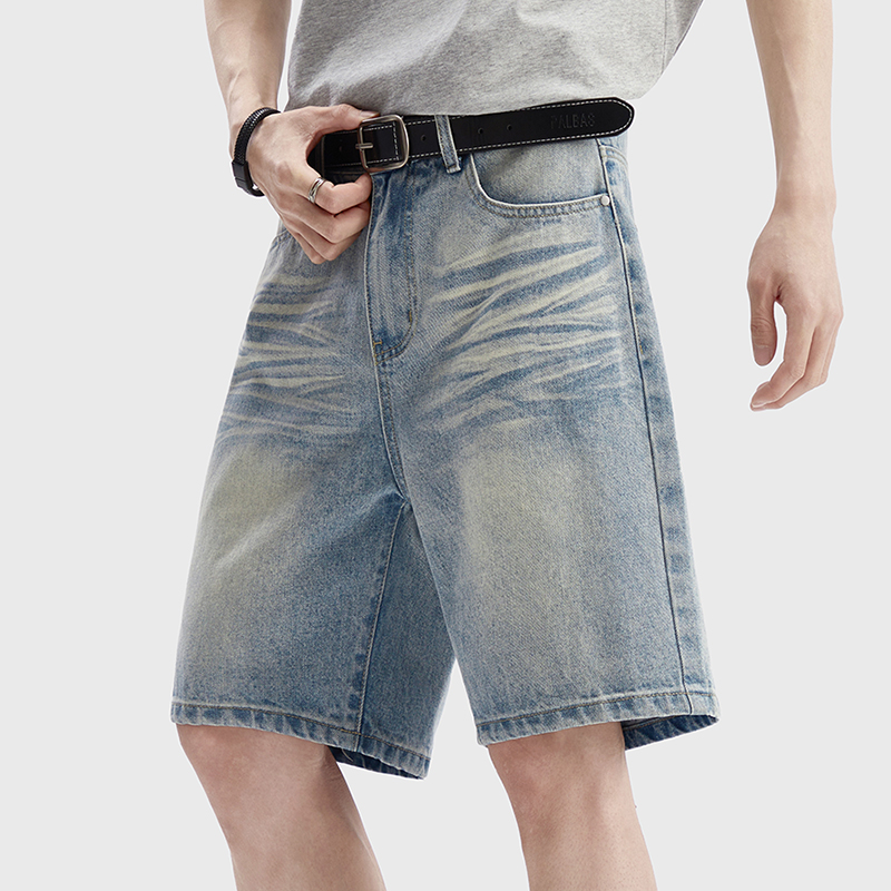 شورت جينز رجالي كلاسيكي فضفاض  - مراجعة Men'S Fashion Jeans وسعره