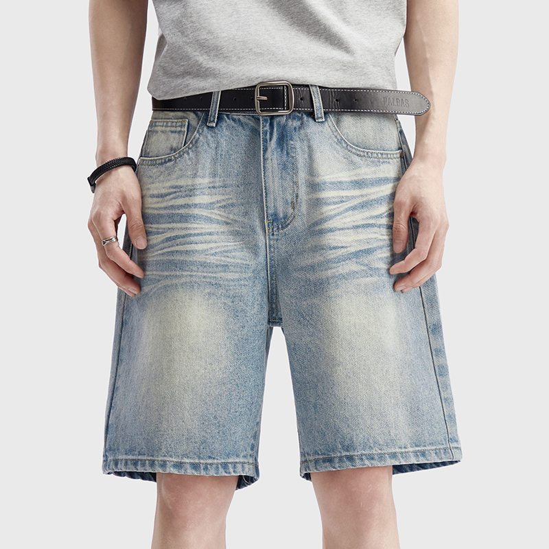 شورت جينز رجالي كلاسيكي فضفاض  - مراجعة Men'S Fashion Jeans وسعره