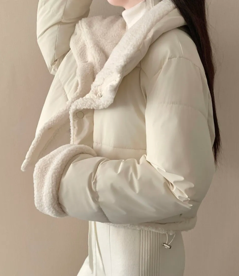 جاكيت نسائي مبطن بياقة شيربا،  - مراجعة Sherpa Jacket Fleece وسعره