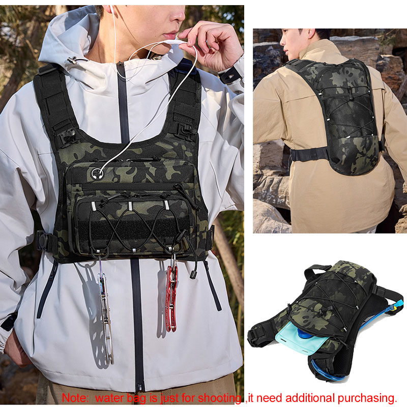 حقيبة تكتيكية للصدر وحقيبة ظهر - مراجعة Tactical Vest Men وسعره