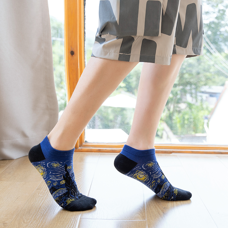 1/5 أزواج من الجوارب القطنية ا - مراجعة Socks Ankle Men وسعره