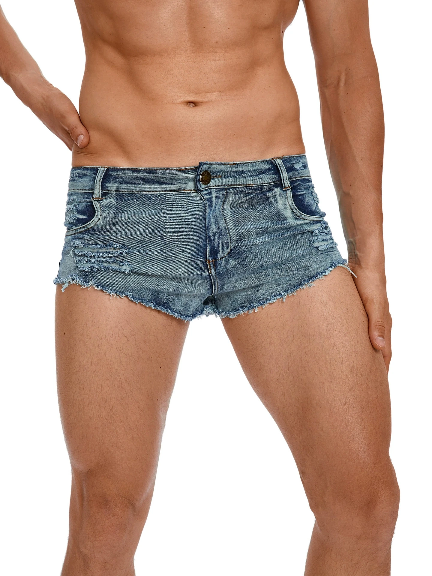 شورت جينز رجالي منخفض الخصر، ش - مراجعة Men'S Fashion Jeans وسعره