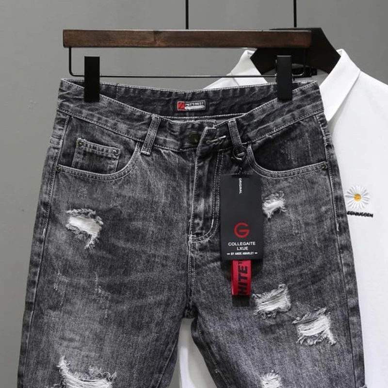 سراويل جينز ممزقة باللون الأسو - مراجعة Mens Fashion Denim وسعره