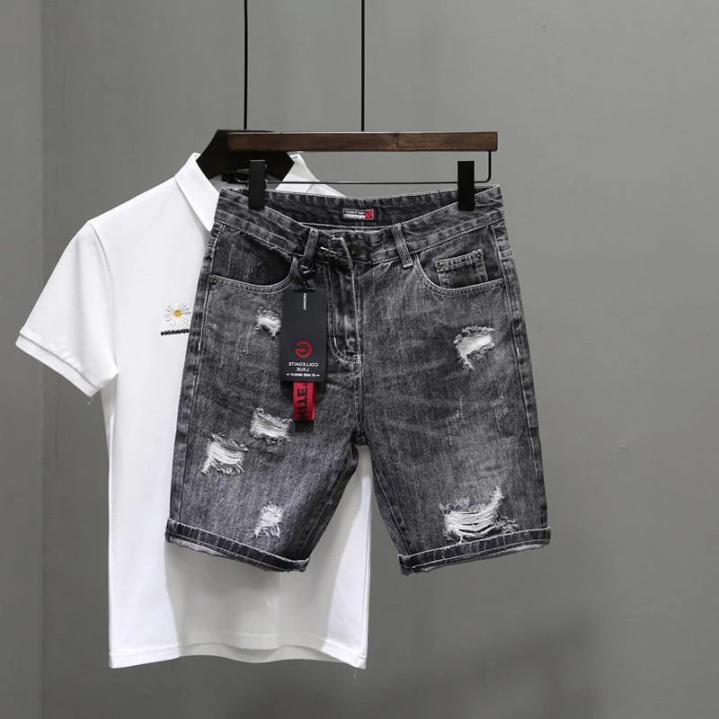 سراويل جينز ممزقة باللون الأسو - مراجعة Mens Fashion Denim وسعره