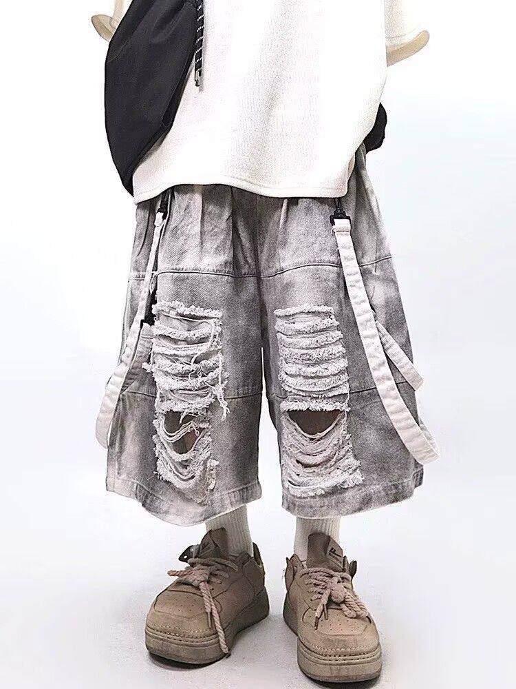 شورتات رجالية ممزقة بتصميم ريت - مراجعة Men'S Fashion Jeans وسعره