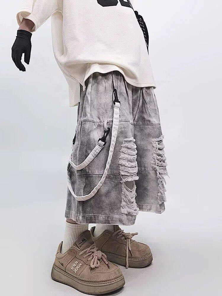 شورتات رجالية ممزقة بتصميم ريت - مراجعة Men'S Fashion Jeans وسعره