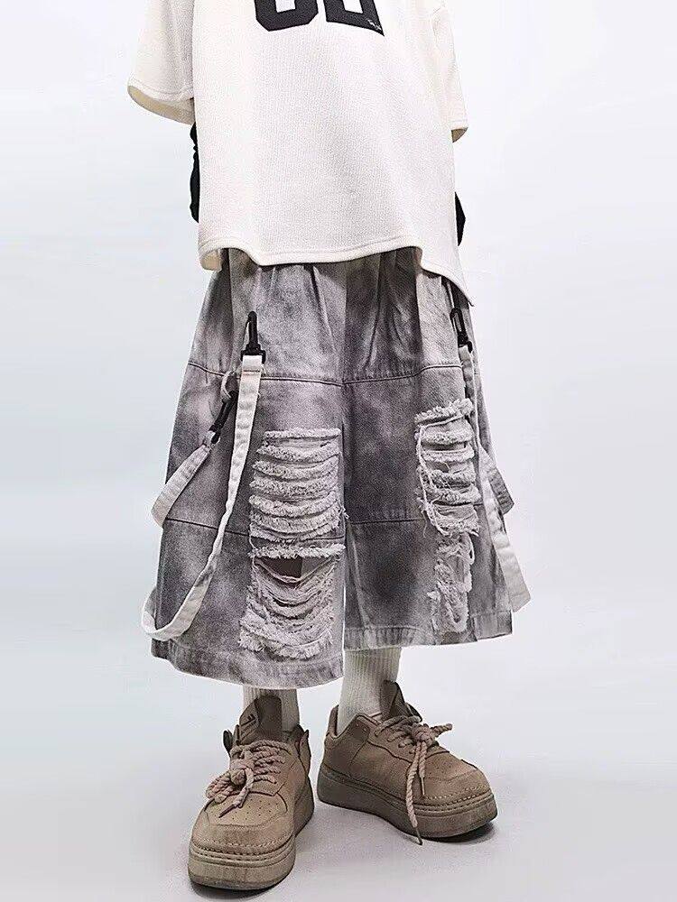 شورتات رجالية ممزقة بتصميم ريت - مراجعة Men'S Fashion Jeans وسعره