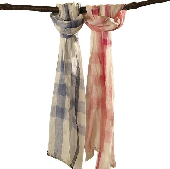 100% الكتان منقوشة التباين شرا - مراجعة Men'S Fashion Head Scarf وسعره