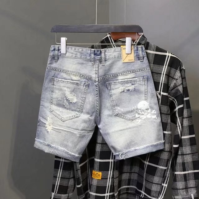 بنطلون جينز رجالي صيفي قصير مم - مراجعة Men'S Fashion Jeans وسعره