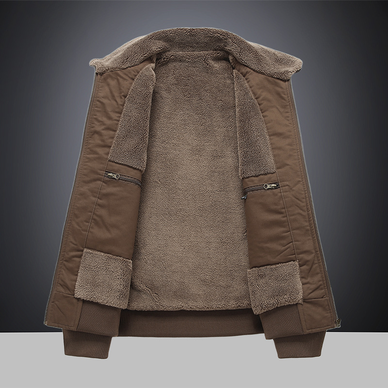 سترة شتوية مبطنة بالفرو الصناع - مراجعة Sherpa Jacket Fleece وسعره