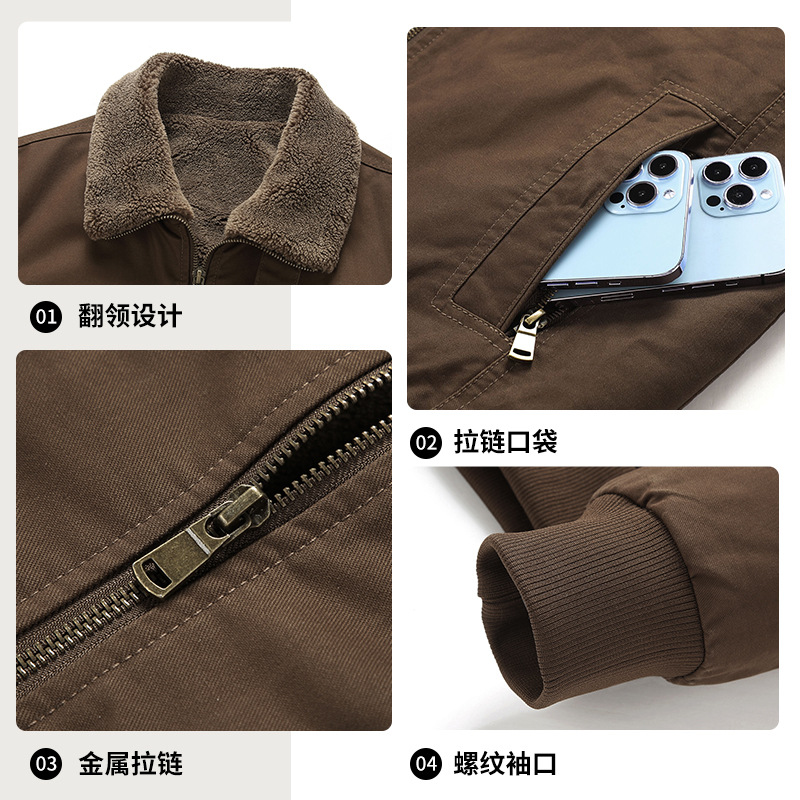 سترة شتوية مبطنة بالفرو الصناع - مراجعة Sherpa Jacket Fleece وسعره